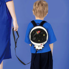 Toddler Backpack Anti-Lost Harness Astronaut Daypack Safety Leash Boys Girls 1-3