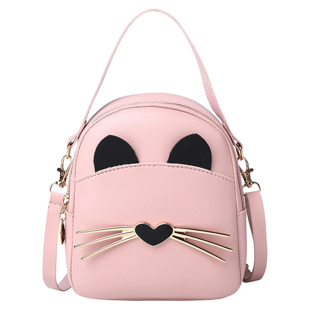 Leather Laptop Backpack for Women 15.6 Inch
