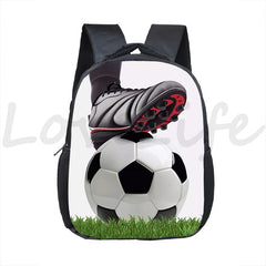 Toddler Football Print Backpack Kids Kindergarten Bags Cartoon Boobag