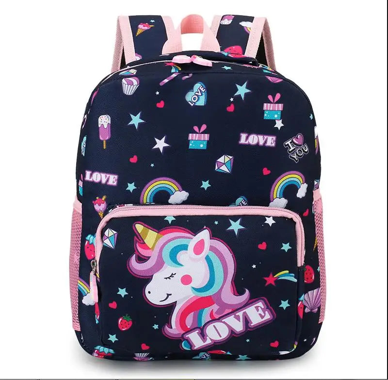 Toddler Girls Backpack Unicorn/Mermaid School Bag for Kindergarten