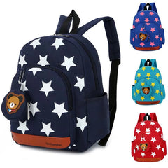 Toddler Kids Backpack Polyester Waterproof Star Printed Travel School