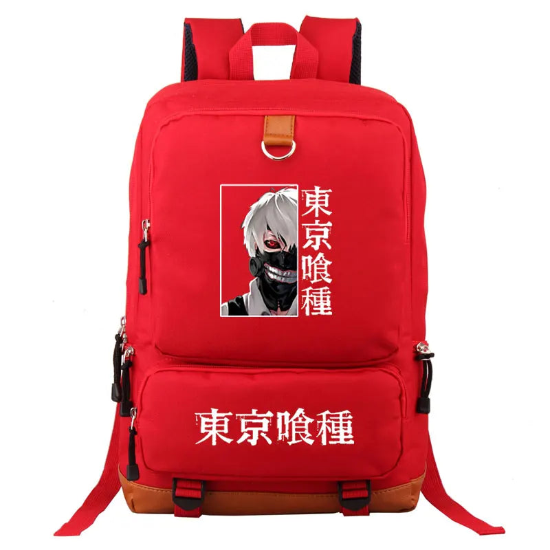 Tokyo Ghoul Backpack Men Anime Teenagers Women Student Book Bags