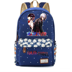 Tokyo Ghoul Canvas Backpack Cartoon Schoolbag Packsack Casual High Teenger
