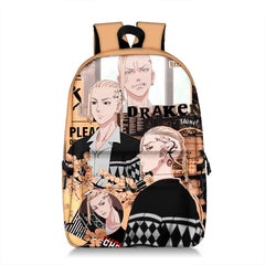 Tokyo Revengers Backpack Teens School Shoulder Bag Girls Boys Canvas