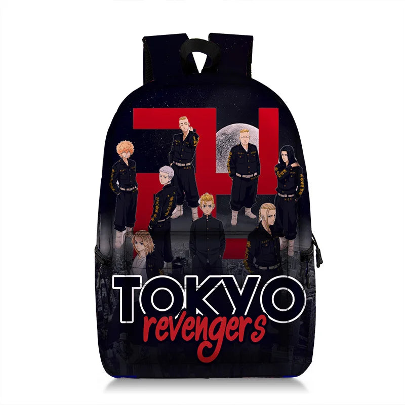 Tokyo Revengers Backpack Teens Back To School Shoulder Bag Girls Boys