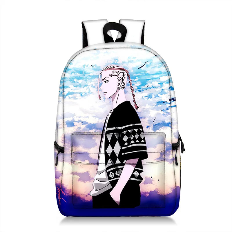 Tokyo Revengers Backpack Teens School Shoulder Bag Girls Boys Canvas