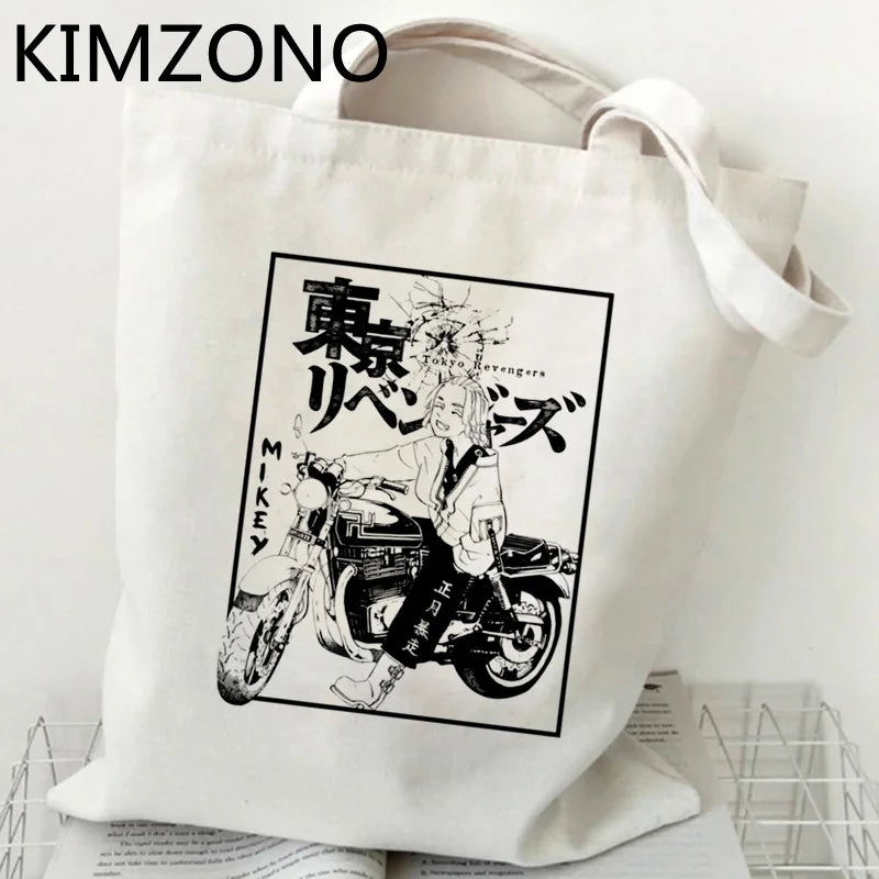 Tokyo Revengers Jute Shopping Bag Tote Foldable Shopper