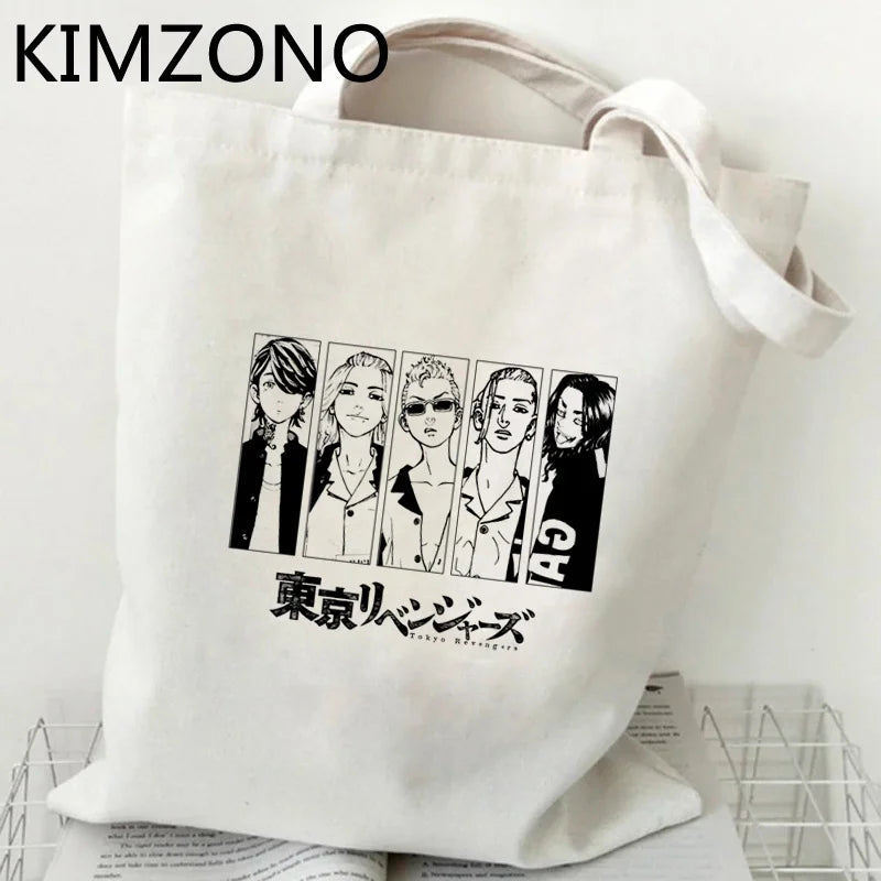 Tokyo Revengers Jute Shopping Bag Tote Foldable Shopper