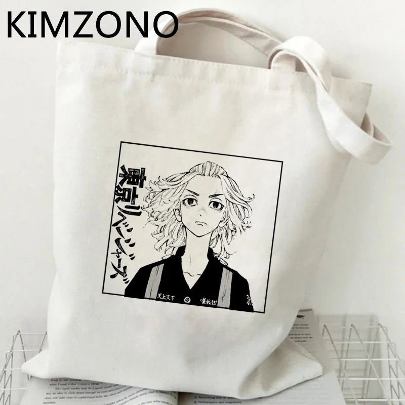 Tokyo Revengers Jute Shopping Bag Tote Foldable Shopper