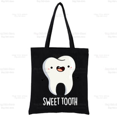 Funny Tooth Dentist Graphic Shoulder Bag