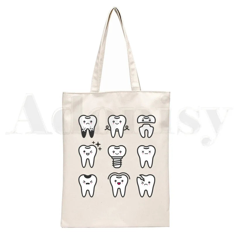 Funny Tooth Dentist Graphic Shoulder Bag