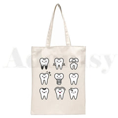 Funny Tooth Dentist Graphic Shoulder Bag