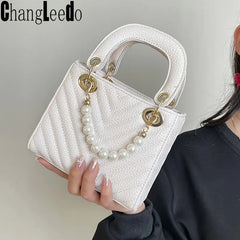 Quilted Box Bag Crossbody Shoulder Tote Women's Handbag