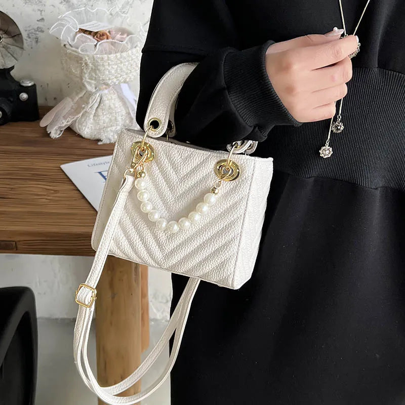 Quilted Box Bag Crossbody Shoulder Tote Women's Handbag
