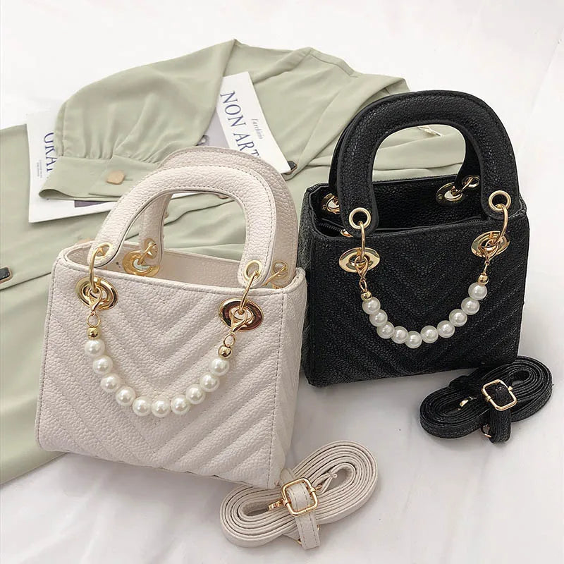 Quilted Box Bag Crossbody Shoulder Tote Women's Handbag