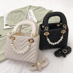Quilted Box Bag Crossbody Shoulder Tote Women's Handbag