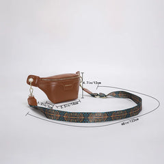 Leather Fanny Pack Female Chest Bag Belt Purse Women Shoulder Crossbody