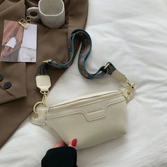 Leather Fanny Pack Female Chest Bag Belt Purse Women Shoulder Crossbody