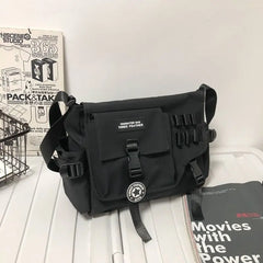 Youth Large Capacity Crossbody Bag School Messenger Bag