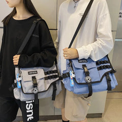 Youth Large Capacity Crossbody Bag School Messenger Bag