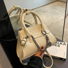 Top Handle Chain Shoulder Side Bag for Women