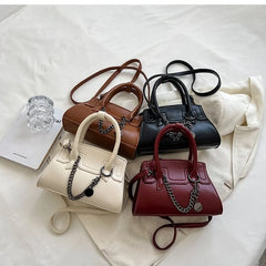 Top Handle Chain Shoulder Side Bag for Women