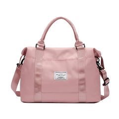 Oxford Pink Travel Handbag Carry on Luggage Shoulder Bags Men Duffle Bag Women T