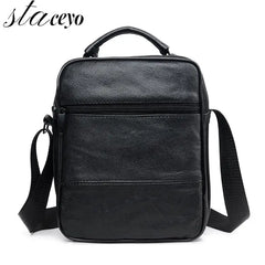 Leather Male Casual Shoulder Messenger Bag Cross-body Bag Tote Mochila