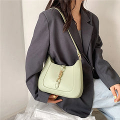 Leather Crossbody Bag for Women Underarm Sac A Main