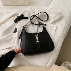 Leather Crossbody Bag for Women Underarm Sac A Main