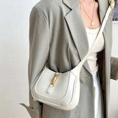 Leather Shoulder Crossbody Bags for Women Underarm Sac A Main