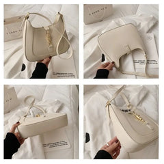 Leather Shoulder Crossbody Bag for Women Underarm Sac