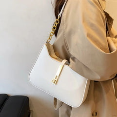 Leather Crossbody Bags for Women Underarm Sac A Main