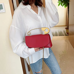 Women Purses Brooch Handbags Ladies Shoulder Crossbody Bags Outdoor Casual