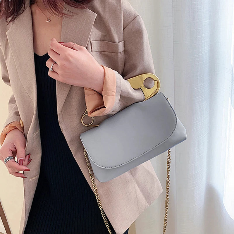 Women Purses Brooch Handbags Ladies Shoulder Crossbody Bags Outdoor Casual