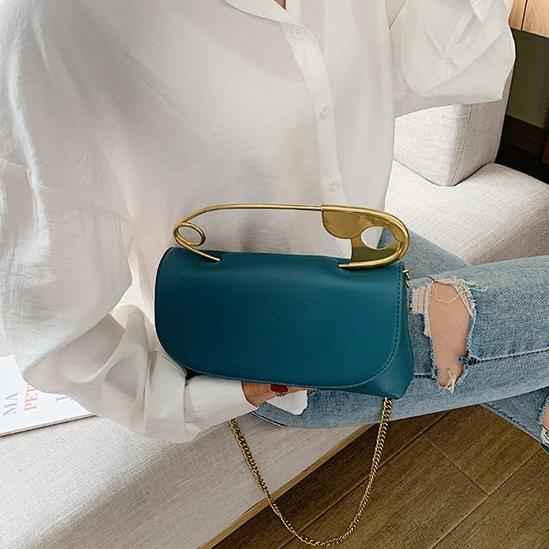 Women Purses Brooch Handbags Ladies Shoulder Crossbody Bags Outdoor Casual