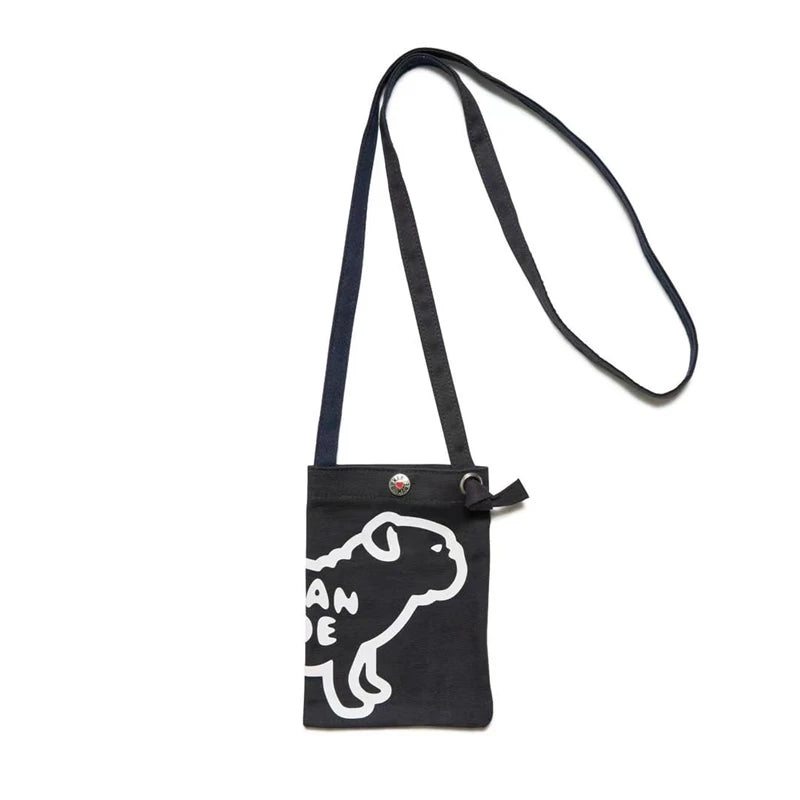 Arrival HUMAN Couple Canvas Shoulder Messenger Bag for Men Women