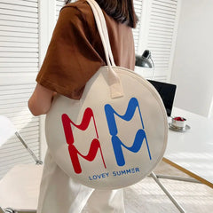 Large Capacity Canvas Tote Bag Handbag Shoulder Bag Women Shopping Purse