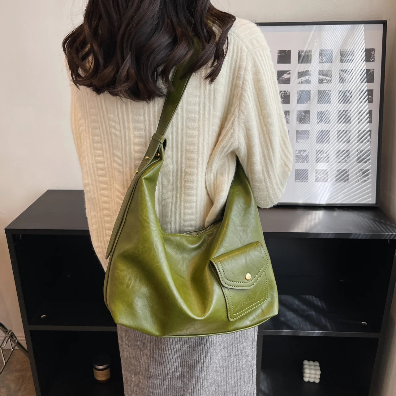 Women's Leather Crossbody Bag Handbag Messenger Purse Totes Backpack Satchel