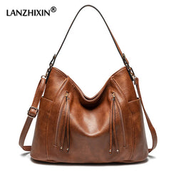Large Tote Shoulder Bag Handbag Vintage Bolsa Feminina