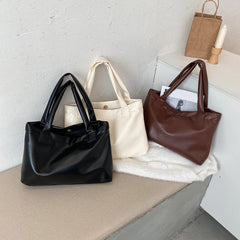 Top-handle Bags for Women Underarm Shoulder Bag Totes Handbag PU Leather