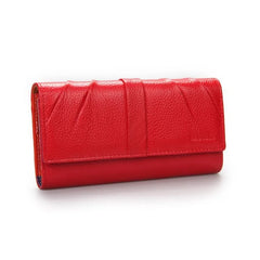 Cowhide Women's Bag Long Wallet Leather Wallet Handbag