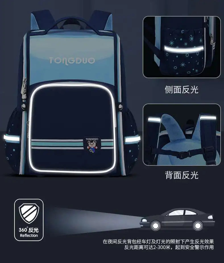 Waterproof Kids Backpack Boys Girls Primary Schoolbag Kindergarten Infanti