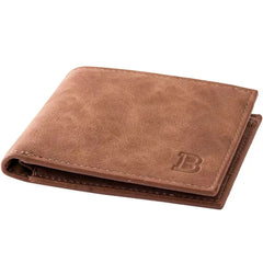 TopFight Light Weight Short Wallet for Men Women PU Cash Holder with Zipper