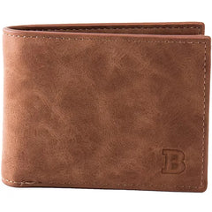TopFight Light Weight Short Wallet for Men Women PU Cash Holder with Zipper