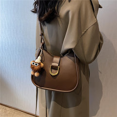 Half Moon Crossbody Shoulder Bags For Women Large Capacity Bucket Work