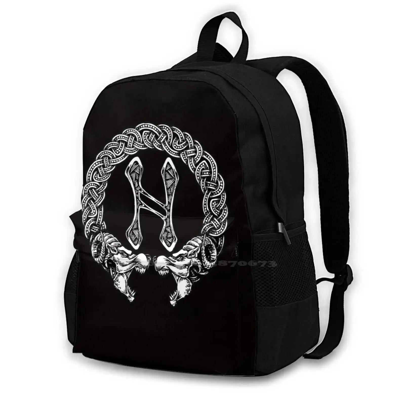 Torc Travel Laptop Bagpack Viking Pagan Heathen Asatru Rune