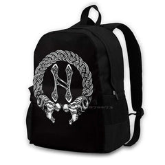 Torc Travel Laptop Bagpack Viking Pagan Heathen Asatru Rune