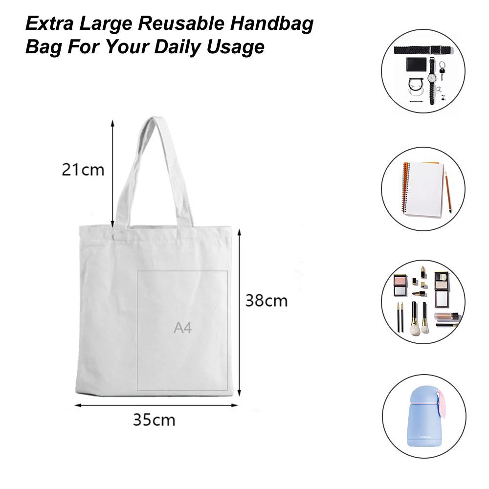 Custom Flower Letter Bucket Name Anime Tote Bag