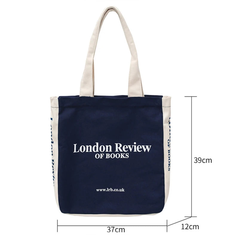 Canvas Shoulder Bag Women's Retro Casual Large Capacity Handbag